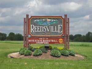 village of reedsville sign